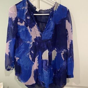 DVF multi colored top